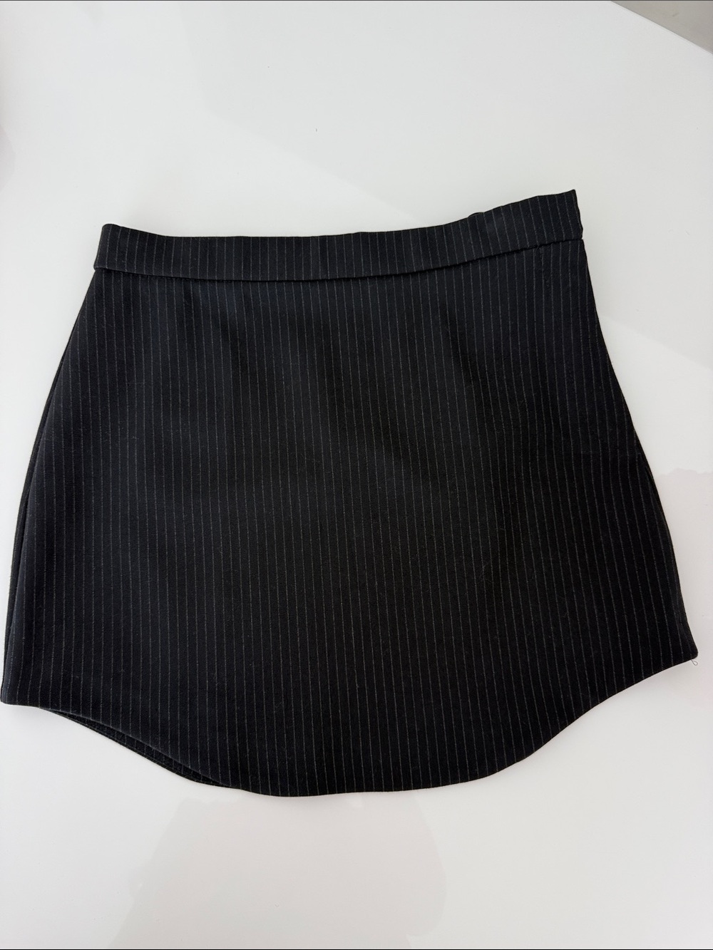 Zara Classic Black Pinstripe mini Skirt